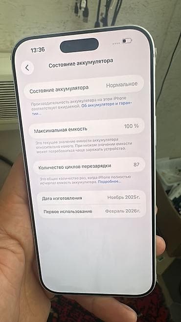 microsoft ноутбук: IPhone 17 Pro Max, 256 ГБ, Серебристый, 100 % — 3
