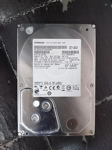 sd disk: Накопитель для ПК, Новый, Hitachi, HDD, 1 ТБ, 3.5", Для ПК — 1
