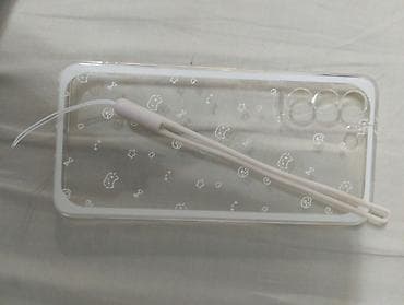 Прозрачный чехол для смартфона Самсунг с21 с милым принтом и защитой