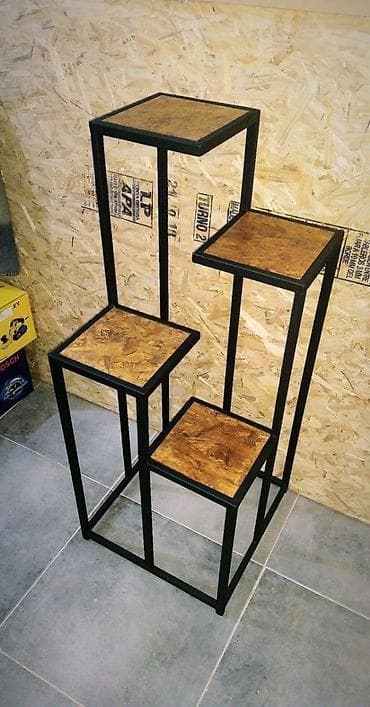 декоры для сада: Полка, этажерка для цветов, ЛДСП — 6