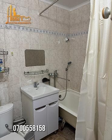 osh flat: 2 комнаты, 45 м², 4 мкр 104 серия, 4 этаж, Косметический ремонт — 5