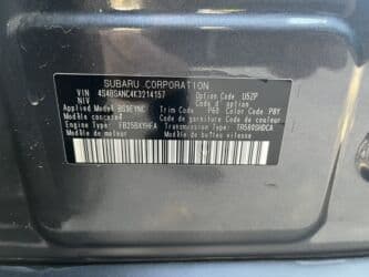 коробка на виш: Subaru Outback: 2018 г., 2.5 л, Типтроник, Бензин, Кроссовер — 16