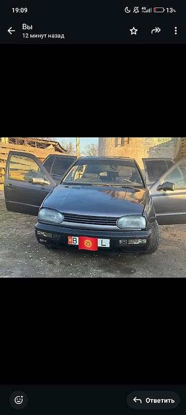 электромобиль volkswagen: Volkswagen Golf: 1993 г., 1.6 л, Механика, Бензин, Хэтчбэк — 2