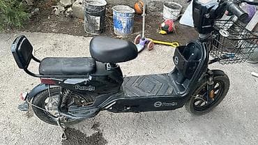 Мототехника: Электрический скутер Panda (городской), черный - Компактный — 2