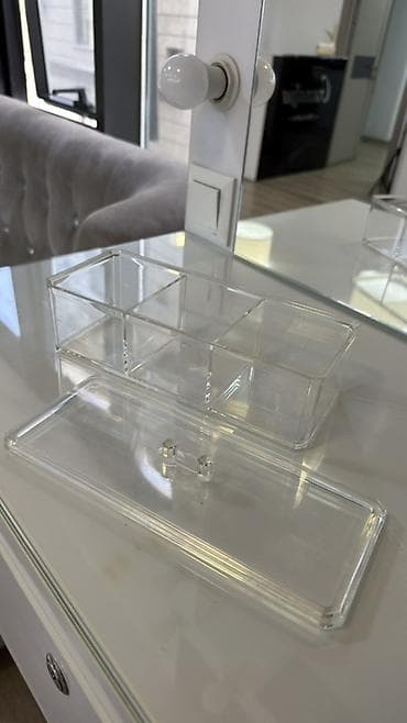 вакумные пакеты: Прозрачный органайзер с крышкой для хранения. - Материал: прозрачный — 1