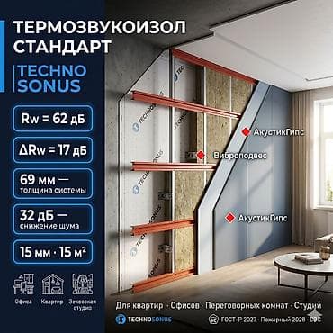 гул салгыч: 🔇 Звукоизоляция стен в офисе и квартире — ТермоЗвукоИзол | Без вредных — 1