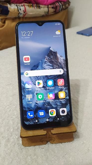 redmi 9: Redmi, Redmi Note 8, Б/у, 128 ГБ, цвет - Синий, 2 SIM — 1