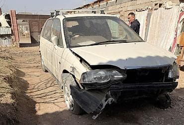 Honda Odyssey (универсал/минивэн), белый цвет. Автомобиль после ДТП — 6