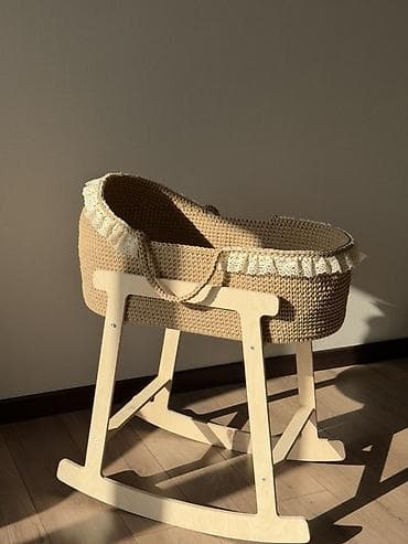 Люлька, Новый, Колыбель, Дерево, цвет - Бежевый, Самовывоз, Платная доставка