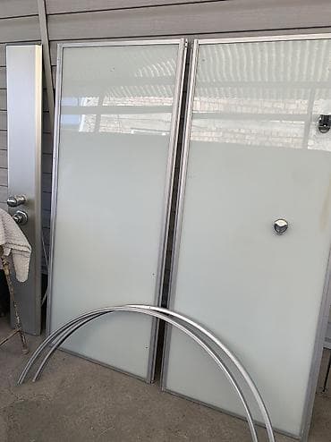 душевые поддоны бу: Душевая кабина. Угловая. Почти новая, Размер 85*85 — 5