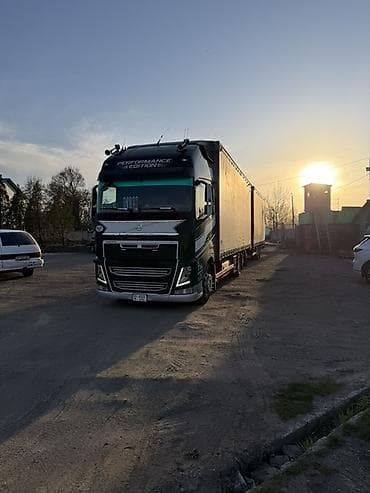 тандем борт: Тягач, Volvo, 2014 г., Тентованный — 1