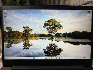 Ноутбуктар жана аксессуарлар: Lenovo V15 G1 IML — офисный/учебный ноутбук пользовалась девушка — 2