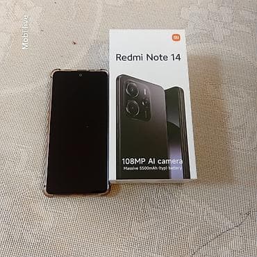 nokia e72: Redmi, Redmi Note 14, Б/у, 128 ГБ, цвет - Белый, 2 SIM — 1