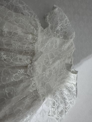 nike tech fleese: Детское платье, цвет - Белый — 4