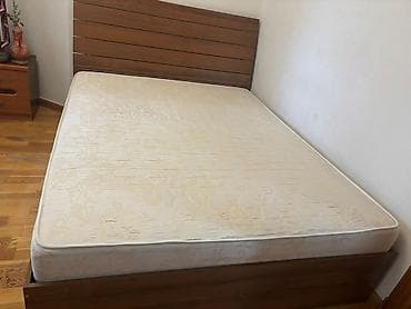 Стол жана отургуч комплекттери: Двуспальная кровать с высоким изголовьем - Размер спального места — 1