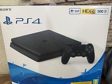playstation controller: Sony PlayStation 4 Slim, 500 ГБ Комплектация: - Консоль PS4 Slim — 2