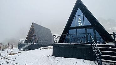 разборные дома: A‑Frame дом (треугольный шале) под ключ/по проекту афраем домик - — 10