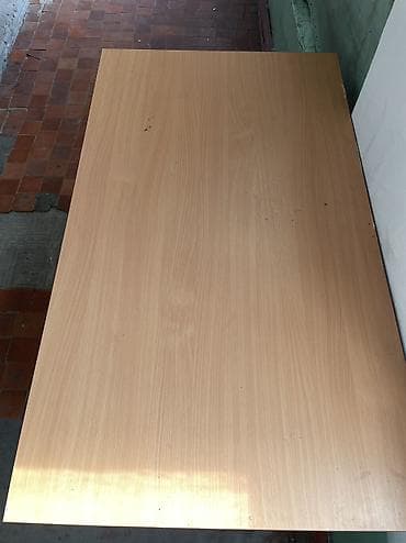 study table: Офисный стол, Б/у, Нерегулируемый, цвет - Бежевый, Прямоугольный, ЛДСП, Самовывоз — 6