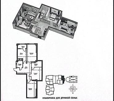 Недвижимость: 3 комнаты, 89 м², Элитка, 13 этаж, Готовая ПСО (под самоотделку) — 3