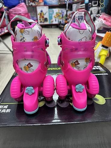 forward apache: Детские раздвижные роликовые коньки-трансформеры (розовые) - — 3