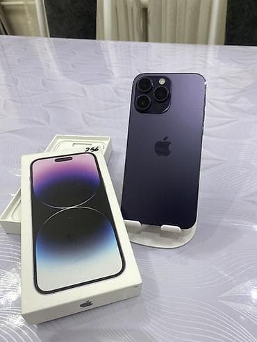 ipod mini: IPhone 14 Pro Max, 256 ГБ, Deep Purple, Коробка, 78 % — 1