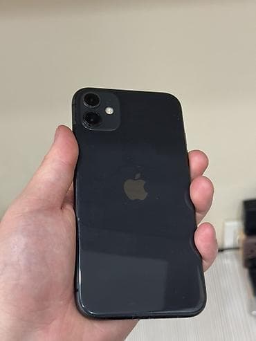 iphone hr: IPhone 11, Б/у, 128 ГБ, Черный, Коробка, 69 % — 3