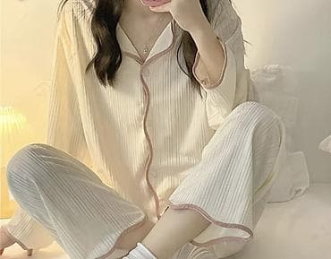 Женская пижама из мягкой приятной ткани, Особенности: - Легкая at lalafo.kg Женская пижама из мягкой приятной ткани, Особенности: - Легкая