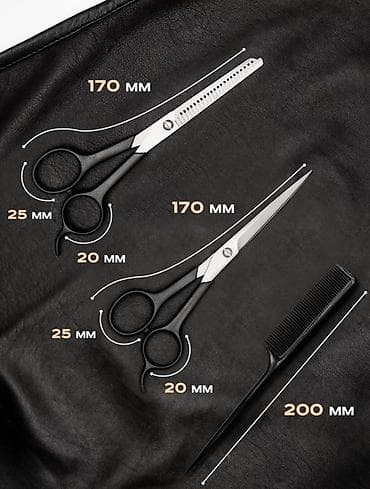 Рекламное оборудование: Профессиональный набор парикмахерских ножниц Состав: - Прямые ножницы — 4