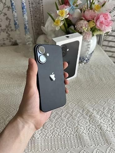 iphone cable: IPhone 16, Новый, Черный, Коробка, 100 % — 1