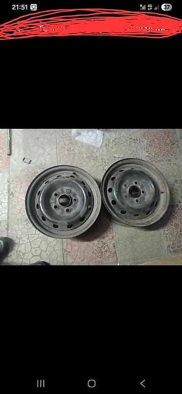 Диски: Железные Диски R 13 Пара, отверстий - 4 — 1