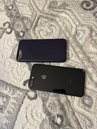 IPhone 7 Plus, 128 ГБ, Jet Black, Чехол