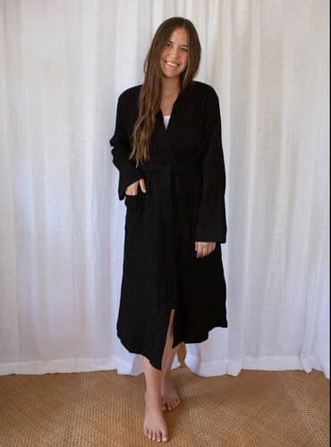 белая ночная сорочка: Домашняя одежда, Хлопок, Турция — 10