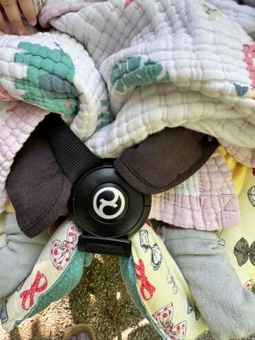 cybex коляска: Коляска, цвет - Черный, Б/у — 4