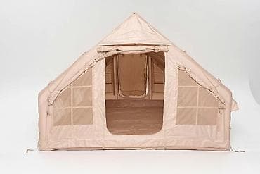 пала: Просторная туристическая палатка «домик» бежевого цвета - Размеры — 1