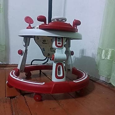 magic stick: Детские ходунки-игровой центр - Круглая устойчивая база с поворотными — 3