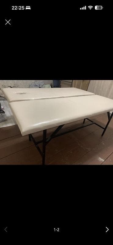 Стационарный массажный стол. - Двухсекционная ложементная поверхность