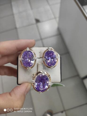 украшение шампанского для свадьбы: Набор украшений, Проба 925, Женские, Новый — 5