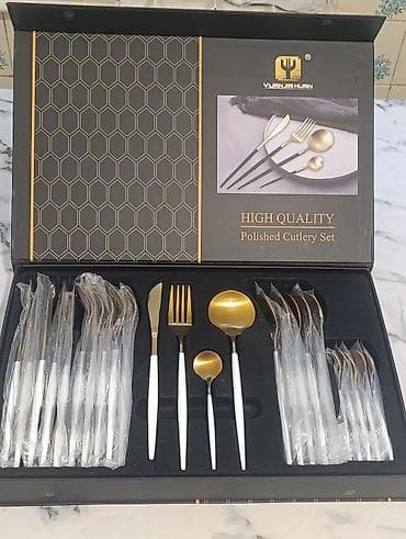 вилы: Набор столовых приборов YUAN JIA HUAN — High Quality Polished Cutlery — 1