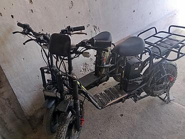 аксессуары для скутеров: Электроскутер грузовой (E-Bike) с задним багажным модулем - — 1