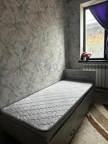 Кровати: Односпальная кровать, С матрасом, длина - 190 см — 2