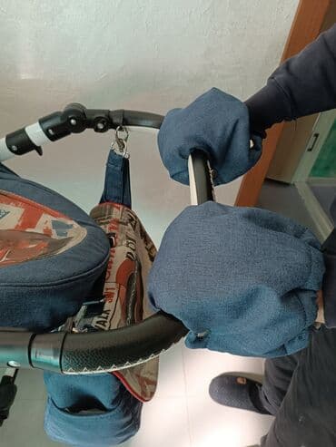 прогулочные коляски cam: Коляска, цвет - Голубой, Б/у — 28