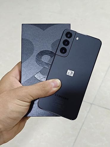 tab s9: Samsung Galaxy S22, Новый, 128 ГБ, цвет - Черный, 2 SIM, eSIM — 1