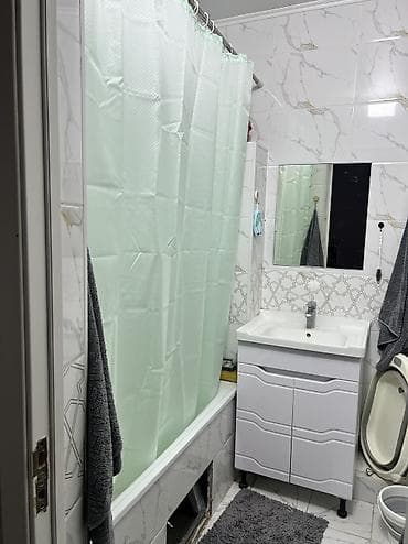 osh flat: 1 комната, 35 м², ул. Горького / Алматинка Элитка, 10 этаж, Косметический ремонт — 7