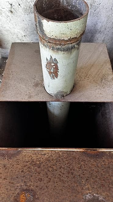 вода буржука: Металлическая печь-буржуйка с дымоходом - Материал: сталь/листовой — 4