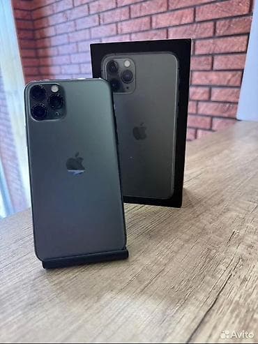 IPhone 11 Pro, Б/у, 256 ГБ, Matte Midnight Green, Коробка at lalafo.kg IPhone 11 Pro, Б/у, 256 ГБ, Matte Midnight Green, Коробка