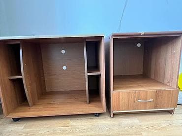 тумба под тв комод: Тумба и подставка для телевизора, Напольная, ЛДСП, цвет - Коричневый — 2