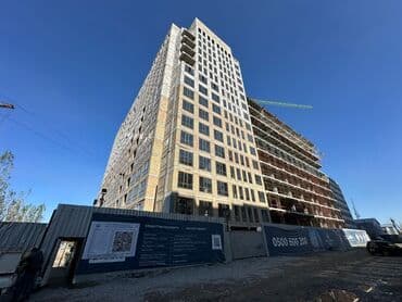 продажа квартир от собственника: 2 бөлмө, 77 кв. м, Элитка, 10 кабат, ПСО (өзү оңдоп түзөтүп бүтүү үчүн) — 3