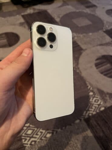 каракол телефон айфон: IPhone 13 Pro, Колдонулган, 256 ГБ, Ак, Каптама, 86 % — 2