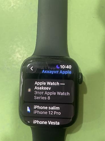 garmin tactix: Apple Watch series 8 Оригинал💯 44mm. Цвет - черный, ремешек тоже — 1