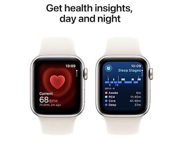 Apple Watch: Смарт‑часы Apple Watch SE (2‑го поколения), размер 40 мм, корпус из — 4